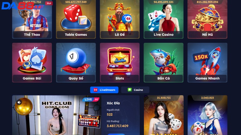 Đôi nét về nhà cái Da88